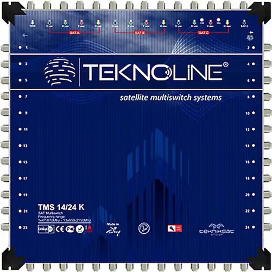 14X24 Kaskatlı Multiswitch Uydu Dağıtım Santrali Teknoline