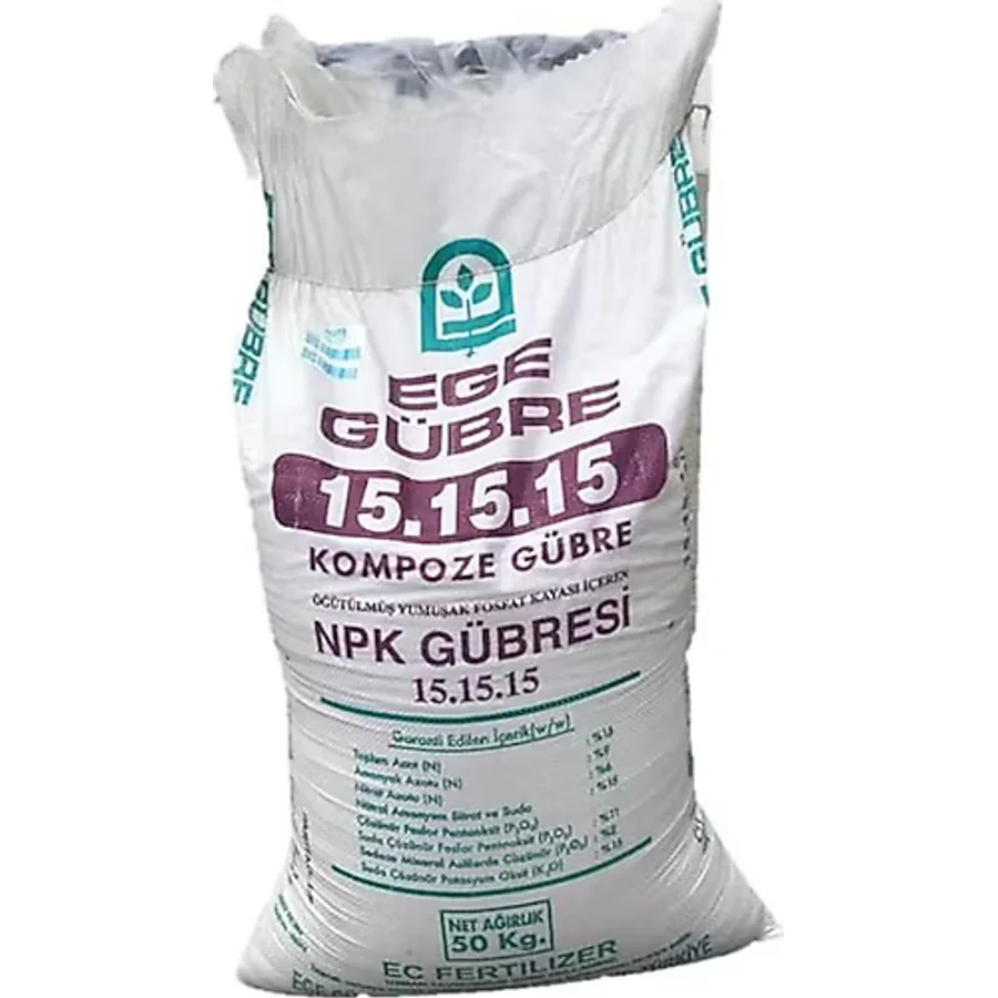 15.15.15 NPK TABAN SÜPER KOMPOZE GÜBRESİ (3x15) - 5 KG