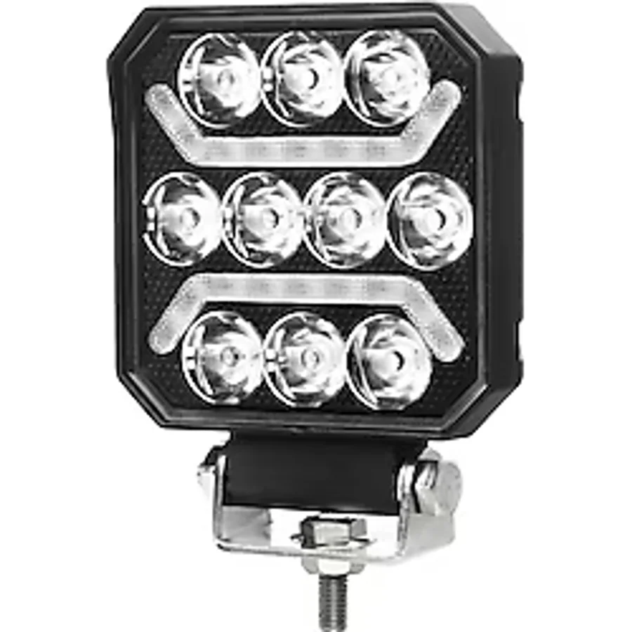 15w Kare 10 Ledli Sis Farı Off Road Çalışma Tekne Lambası