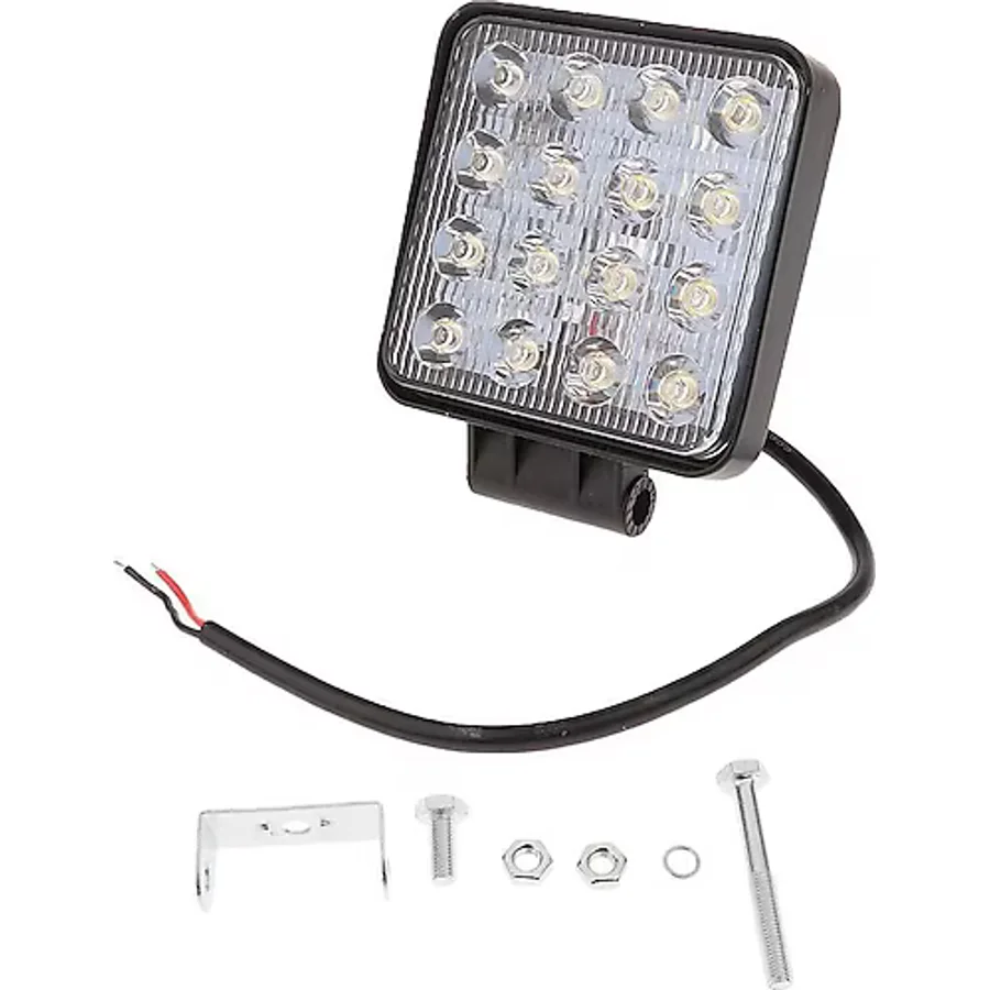 16 Led 48W Off Road Sis Farı Lambası Kare Gemi Tekne Slim 12V (271470663)