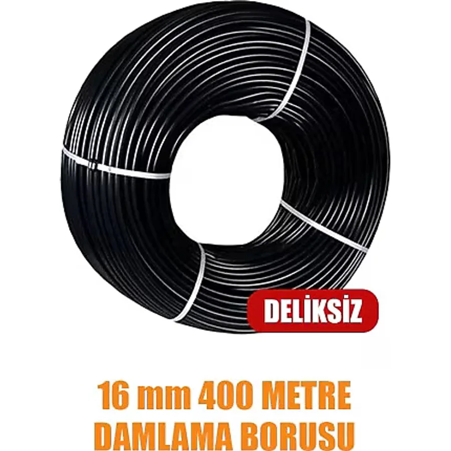 16 Mm Damlama Borusu 400 Metre Delıksız Damla Sulama Hortumu Sulama Sıstemı