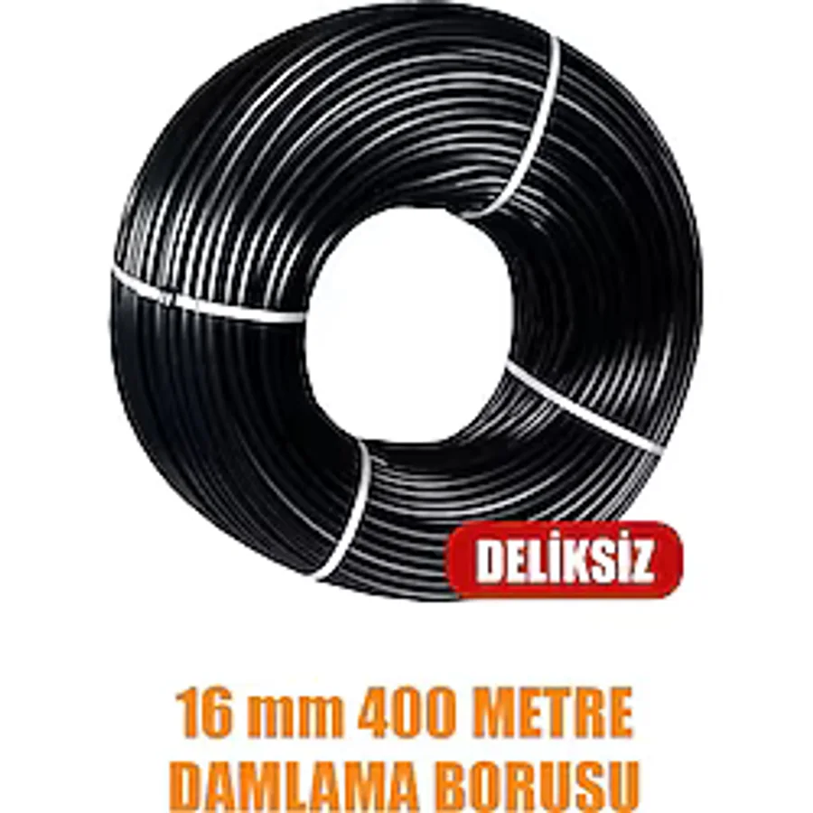 16 Mm Damlama Borusu 400 Metre Delıksız Damla Sulama Hortumu Sulama Sıstemı