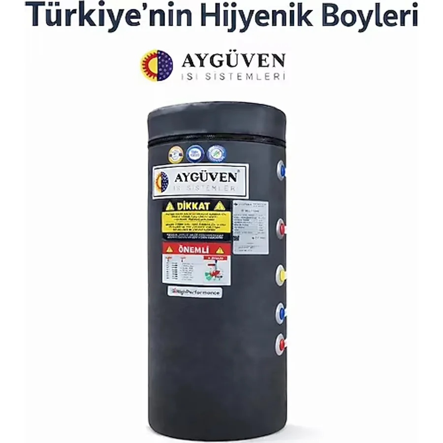 160 LT Çift Serpantinli Boyler (TERMOMETRELİ ANOT ÇUBUKLU REZİSTANS GİRİŞLİ)