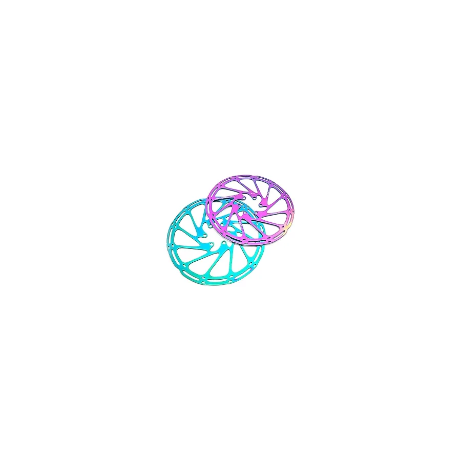 160 Mm Bukalemun Rotor Bisiklet Disk Fren Rotoru 160Mm 6 Vida Mtb Ultra Hafif Rainbow Rotor