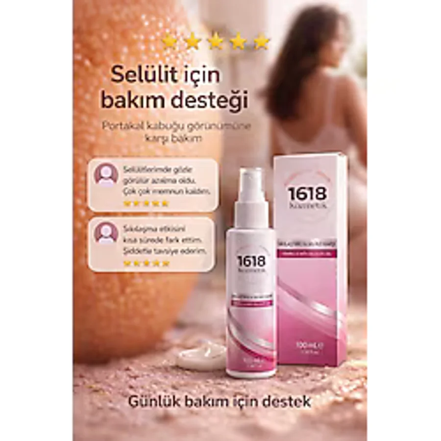1618 Kozmetik Selülit Karşıtı Sıkılaştırıcı Krem 100 ML