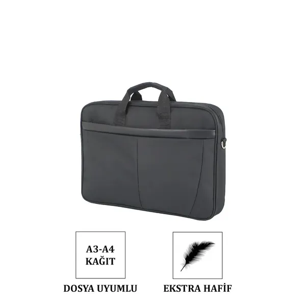 17,3 Inç Notebook ve Laptop Evrak Çantası Darbe Emici Yüzey Ergonomik Tasrım