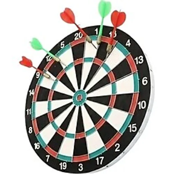 17 İnç Dart Tahtası Sağlam Ahşap Gövde Ve Uzun Ömürlü Kullanım