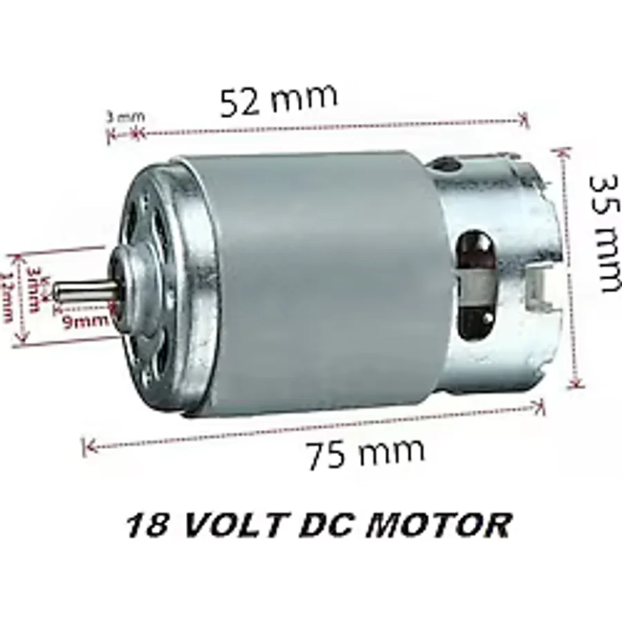 18 Volt Şarjlı Matkap Motoru