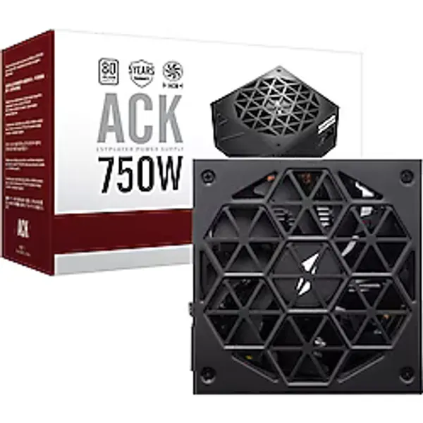 1ST PLAYER ACK 750W 80+ AKTİF PFC 14CM FAN 5 YIL GARANTİLİ SİYAH GÜÇ KAYNAĞI