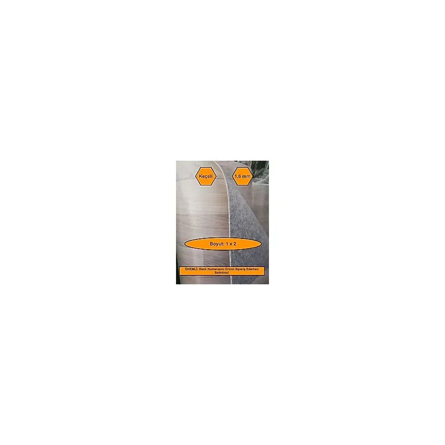 1x2 Metre Pvc Mineflo Kalın Zemin Kaplama, Yer Döşemesi Muşamba, Serfloor, Dekorfloor