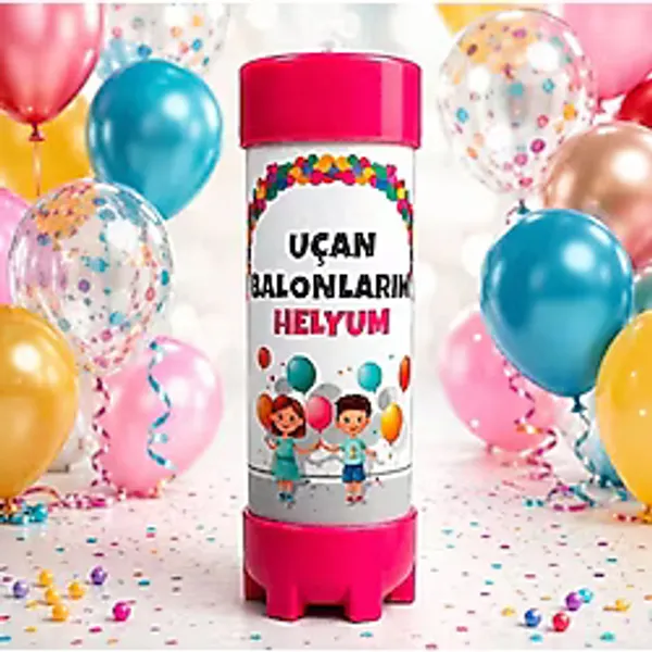 2.2 Kg Helyum Gazı - Uçan Balon Şişirme Gazı - Ses Değiştirme - Kullan At Tüp