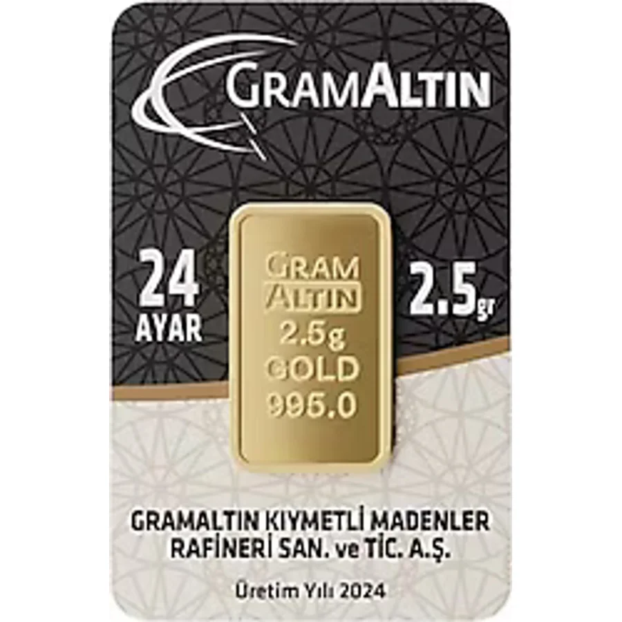 2.5 gr 24 Ayar Gram Altın