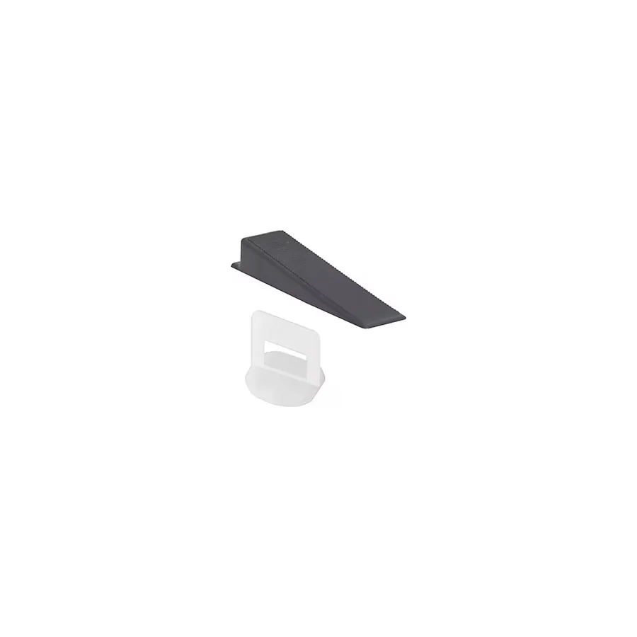 2.5 Mm Fayans Seramik Seviye Tespit Derz Artısı + Sabitleme Takozu 100+100 Adet 2 Li Set