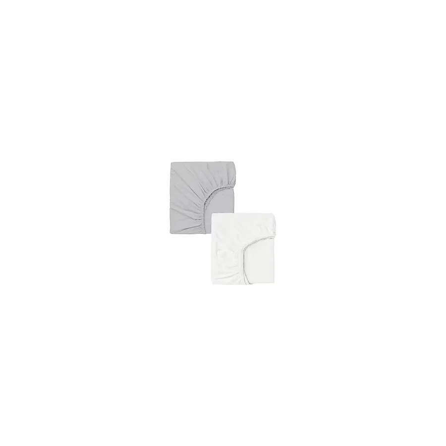 2 Adet 40 x 80 + 10 cm Anne Yanı Lastikli Penye Kumaş Bebek Çarşafı