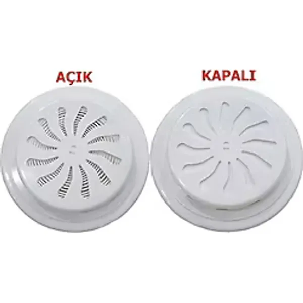 2 Adet Ayarlı Cam Menfezi Doğalgaz Menfez Kapağı