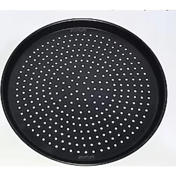 2 adet Delikli Alüminyum 36cm Granit Pizza Tavası Yanmaz Yapışmaz En iyi Pizza Pişirme Fırın Tepsisi