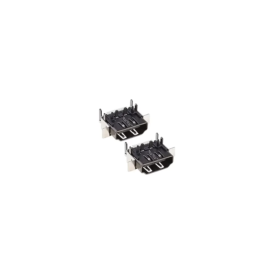 2 ADET HDMI Bağlantı Noktası SADECE Xbox One X Konsol ile Uyumlu Soket Arayüz Jak Fiş Konektörü Ekran Bağlantı Noktası Bileşeni Yedek Parça Aksesuarları