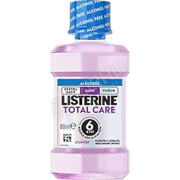 2 Adet Listerine Total Care Hafif Tat Ağız Gargarası 80 ml