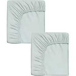 2 Adet Pamuklu ve Lastikli 60 x 120 x 15 cm Penye Bebek Çarşaf