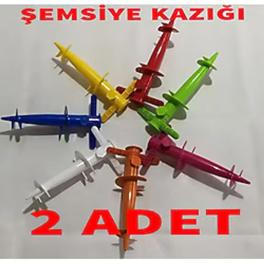 2 Adet Plaj Şemsiyesi Kazığı / Plaj Şemsiye Ayağı Şemsiye Zemin Çivisi, Açık Hava Şemsiye Çivisi