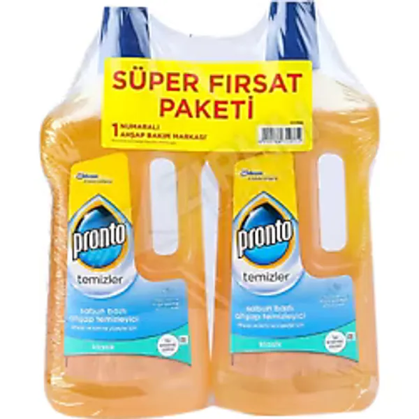 2 Adet Pronto Mis Kokulu Ahşap Temizleyici 750 + 750 ml