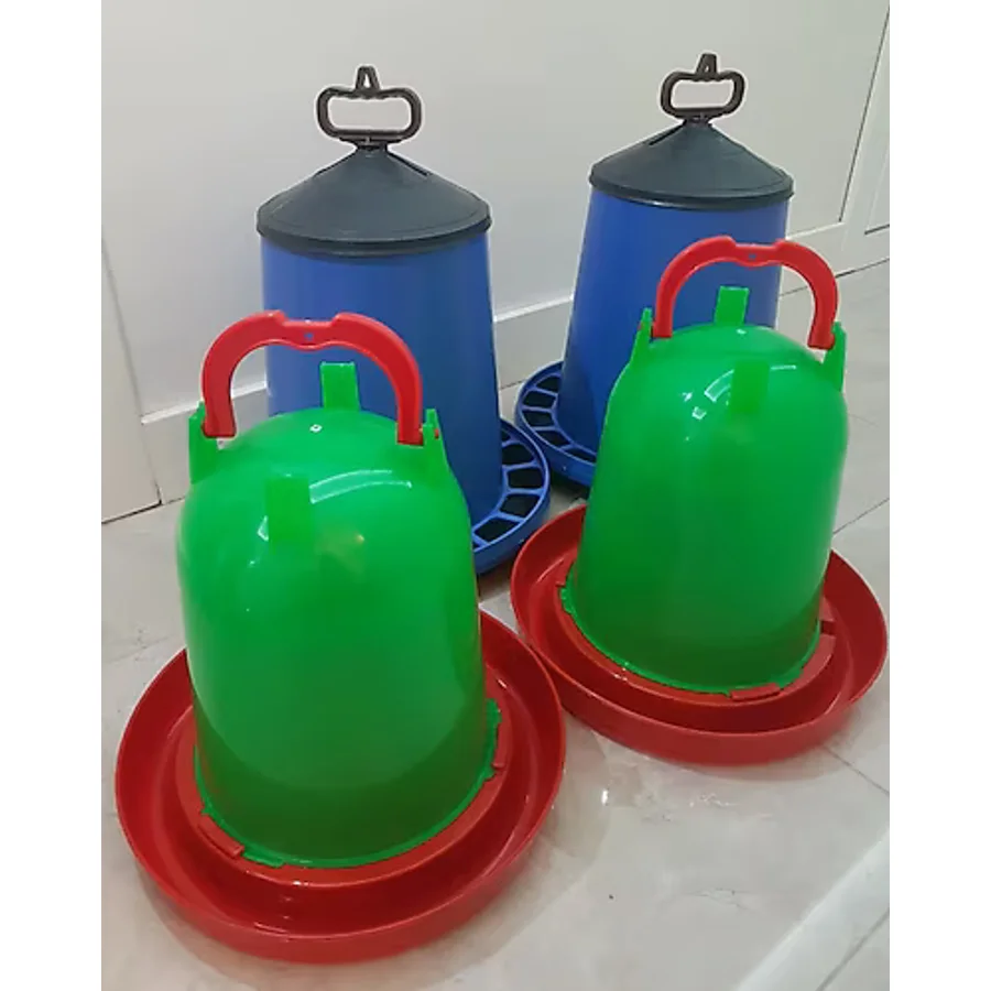 2 Adet Tavuk 15 Kg Yemlik 2 Adet 10 Lt Suluk
