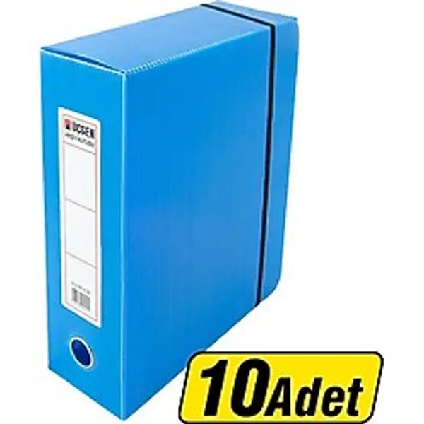 2 Adet Üçgen Arşivleme Kutusu 24 X 32 X 9 Cm Mavi 10'Lu Paket