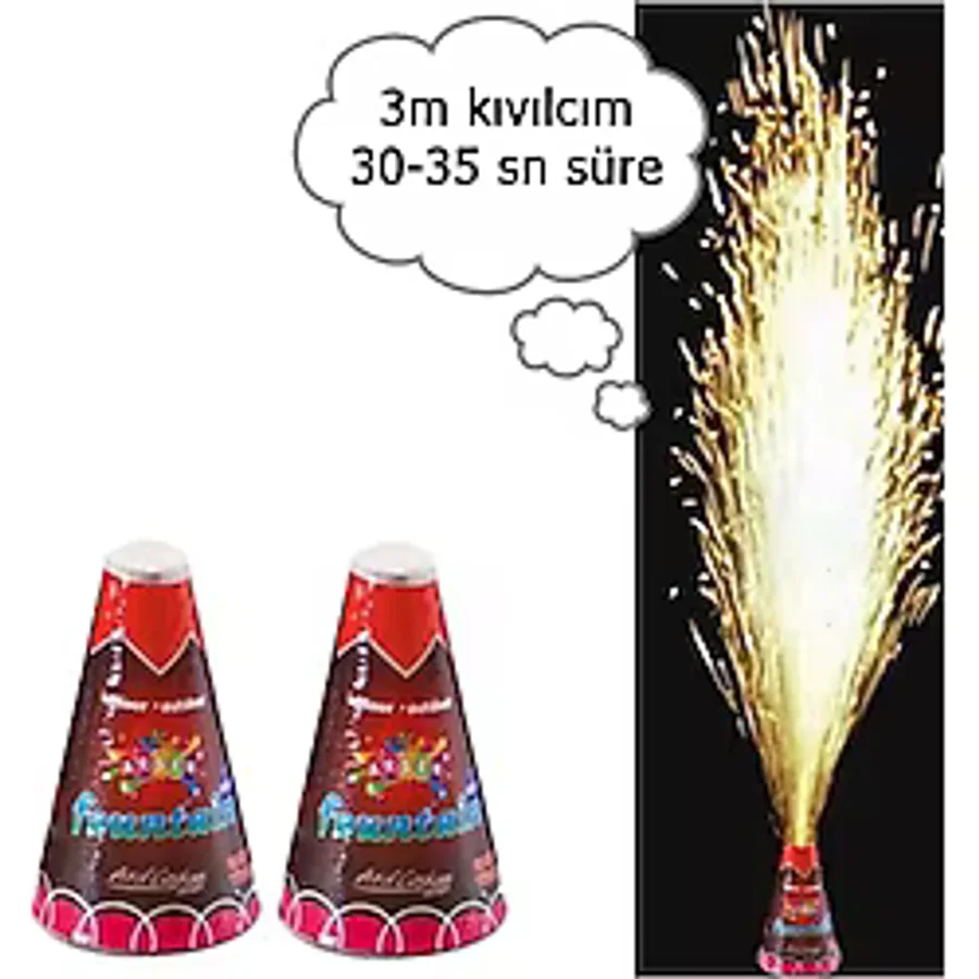 2 Adet Volkan Düğün Nişan Kutlama Yılbaşı Kutlama