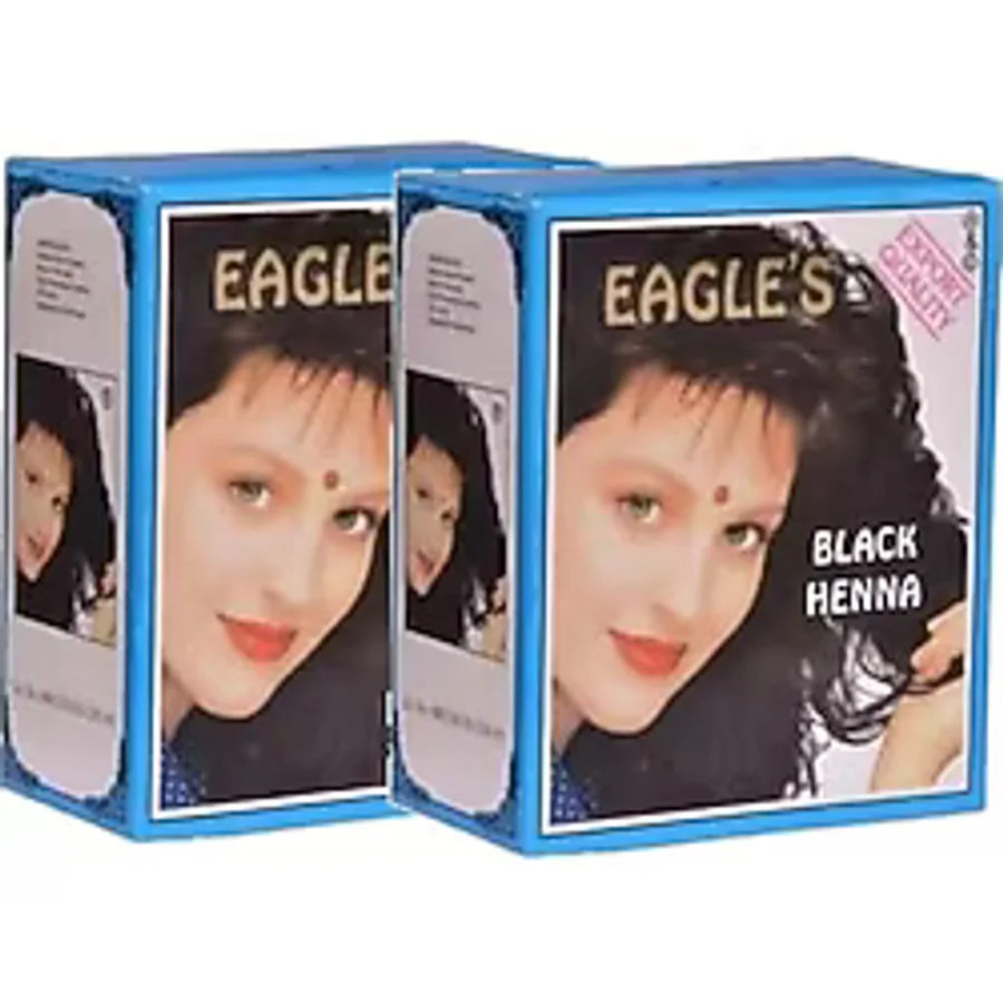 2 Kutu (12 Adet) Eagles Hint Kınası Black - Siyah
