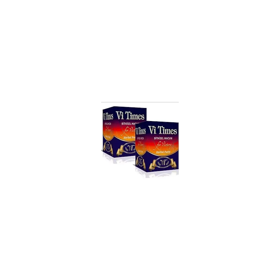 2 Kutu Vi Times Bitkisel Besin Takviyesi Ballı Karışım 230 G x 2