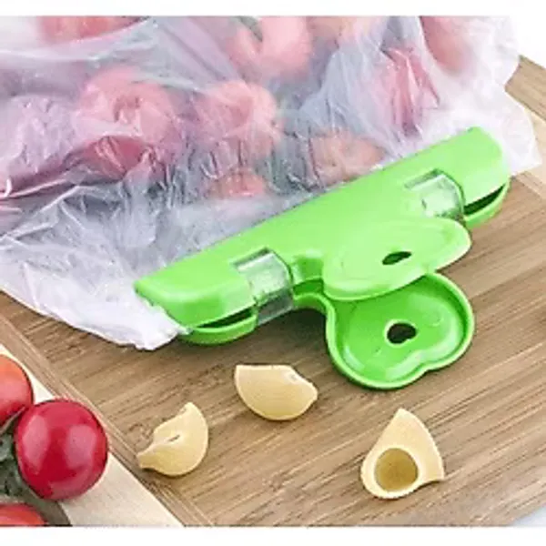 2'li Pratik Torba Paket Ve Poşet Kapatıcı Kilitli Klips Mandal 5131