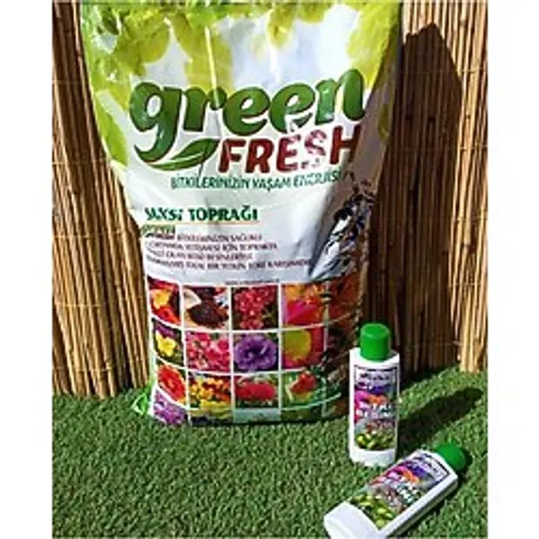 2 Li Set 20 Lt Torf + Bitki Besini Genel Amaçlı Tüm Bitkiler İçin Bitki Besini Sıvı Gübre Vitamin