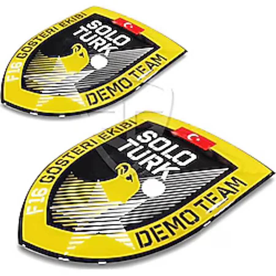 2'Li Solo Türk 3D Damla Sticker