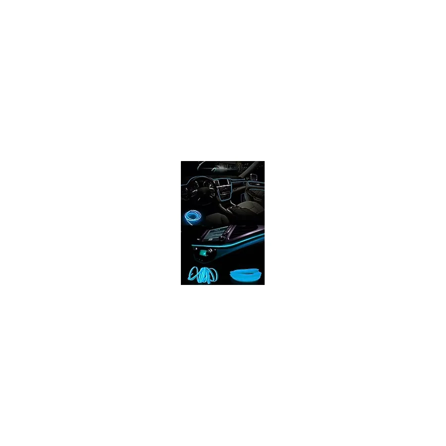 2 Metre Araç Içi Buz Mavisi Torpido Ledi Ip Şerit- Ip Neon Led - 2 Metre Buz Mavi