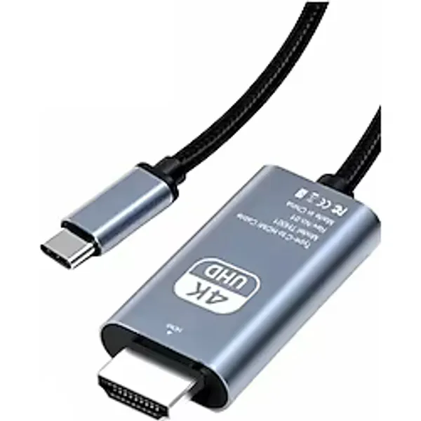2 Metre Hdmi Kablo 4K 30 Hz Full Hd Tv Monitör Uydu Alıcısı PC Uyumlu Type C To Hdmı Kablosu