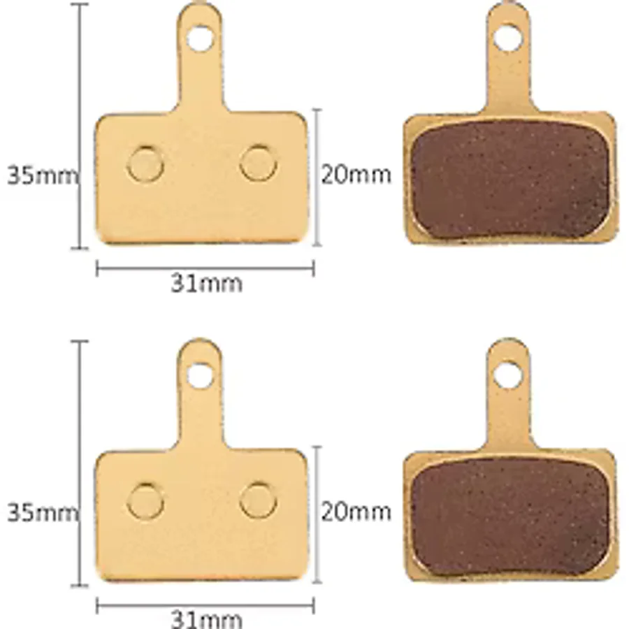 2 Set Bisiklet Hidrolik Mekanik Disk Kaliper Fren Balatası Shimano Model Bisiklet Balata