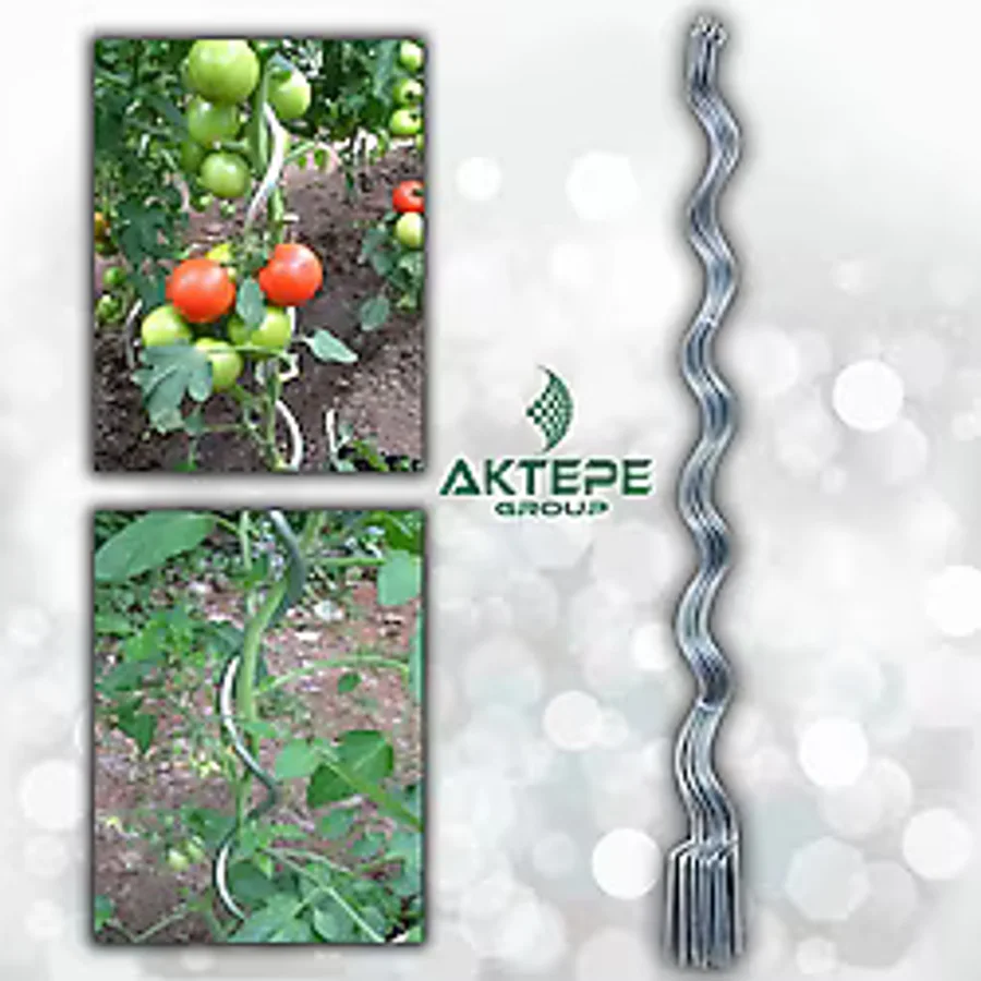 20 Adet 150 Cm Metal Spiral Bitki Destek Çubuğu Hobi Bahçesi Bitki Bağlama Teli Sebze Ve Çiçek Teli