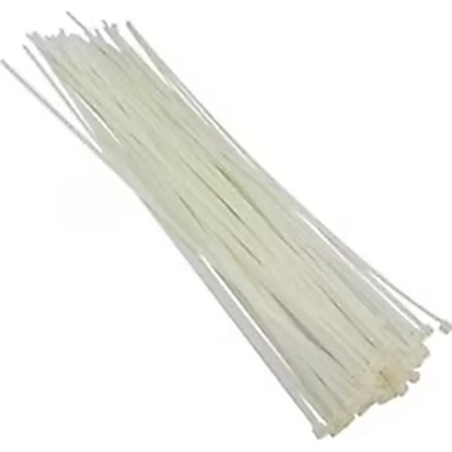 20 Cm Kablo Bağı Beyaz 100'Lü Paket 3.6 Mm