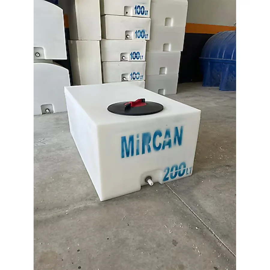 200 Lt Kare Su Deposu Tankı Bidonu Karavan