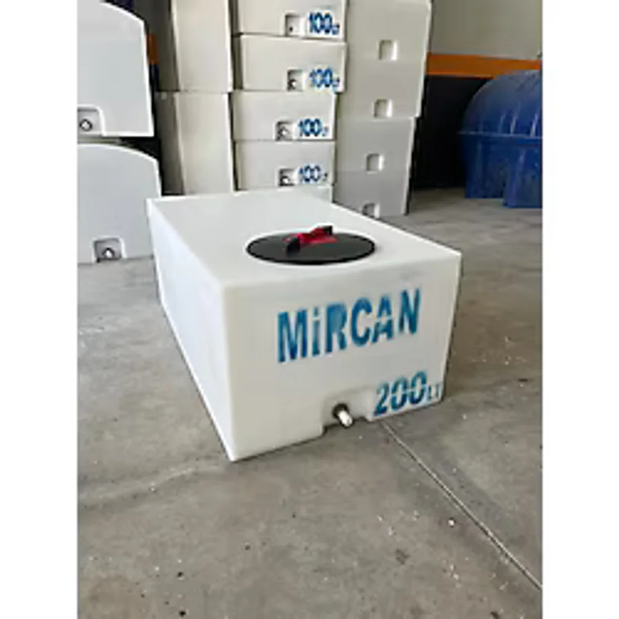 200 Lt Kare Su Deposu Tankı Bidonu Karavan