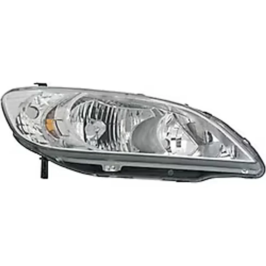 2004-2005 Honda Civic Sd Far Lambası Sol Manuel (Sinyali Sarı)(Camı Setli) (Park Lamba Deliksiz) (Ty