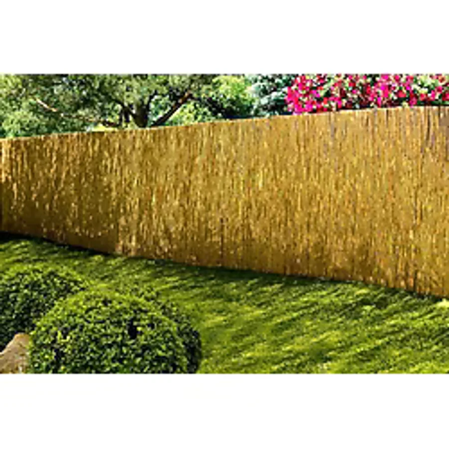 200CM Yükseklik x 600CM Genişlik Doğal Bambu Kamış Hasır Çit Dekoratif Bahçe Balkon ve Duvar Çiti Reed Fence