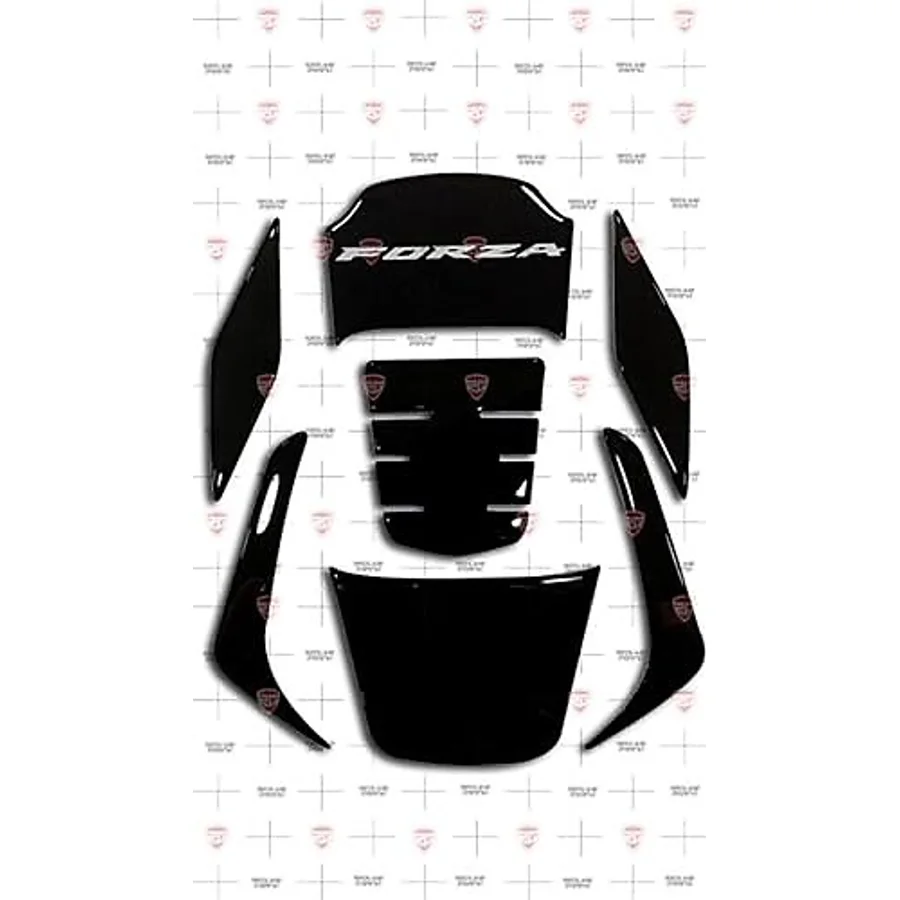 2018-2020 NSS250 Forza Tank Pad Set Beyaz-Siyah