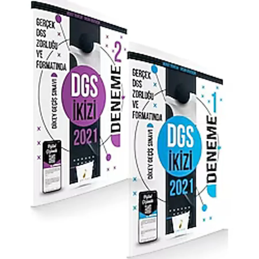 2021 DGS İkizi 2 Özgün Deneme Sınavı Dijital Çözümlü (Kapak değişebilir)