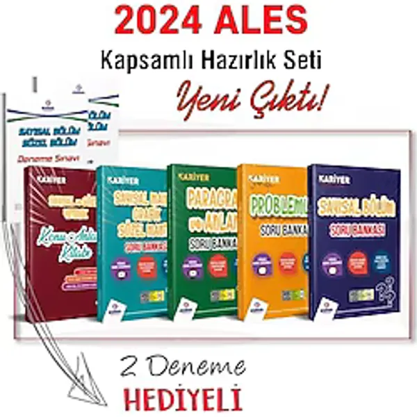 2024 Kariyer Serisi ALES Video Çözümlü Kapsamlı Hazırlık Seti