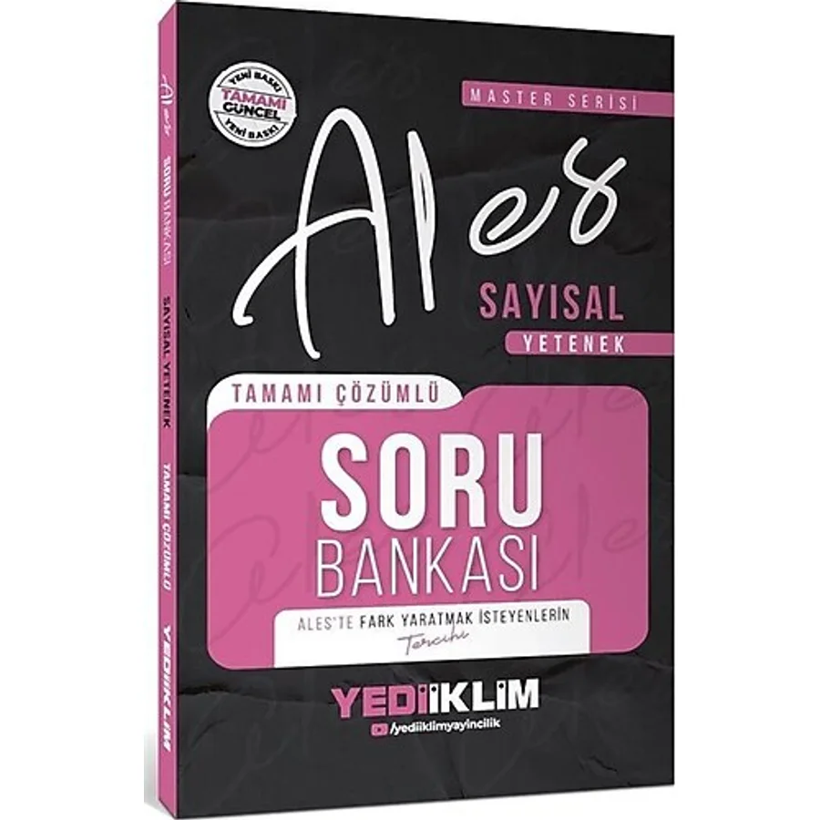 2026 Ales Sayısal Yetenek Tamamı Çözümlü Soru Bankası / Kolektif
