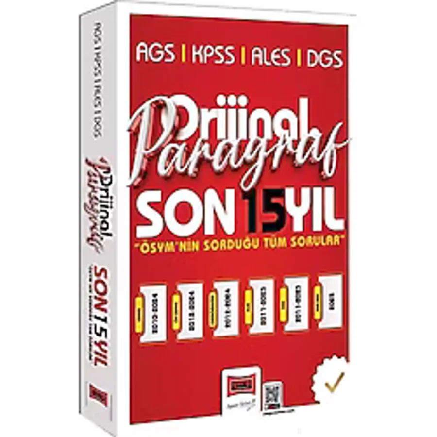 2026 Kpss Ags Ales Dgs Orijinal Paragraf 15 Yıl Çıkmış Sorular