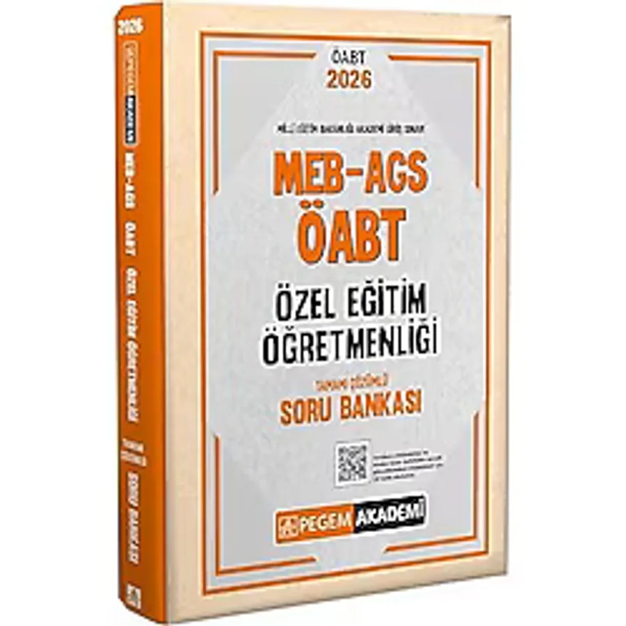 2026 MEB AGS ÖABT Özel Eğitim Öğretmenliği Tamamı Çözümlü Soru Bankası