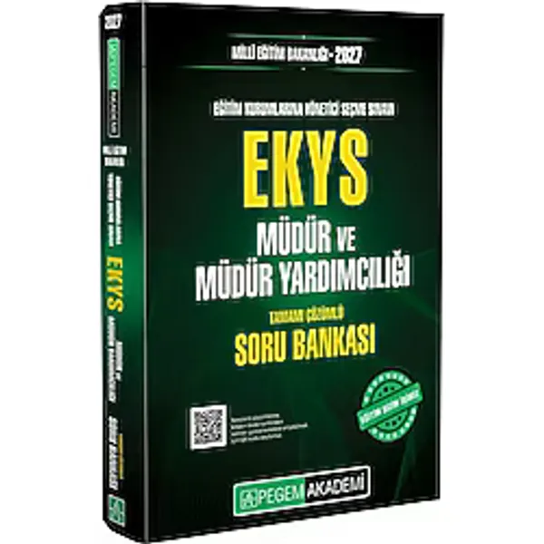 2027 EKYS MEB Müdür ve Müdür Yardımcılığı Soru Bankası