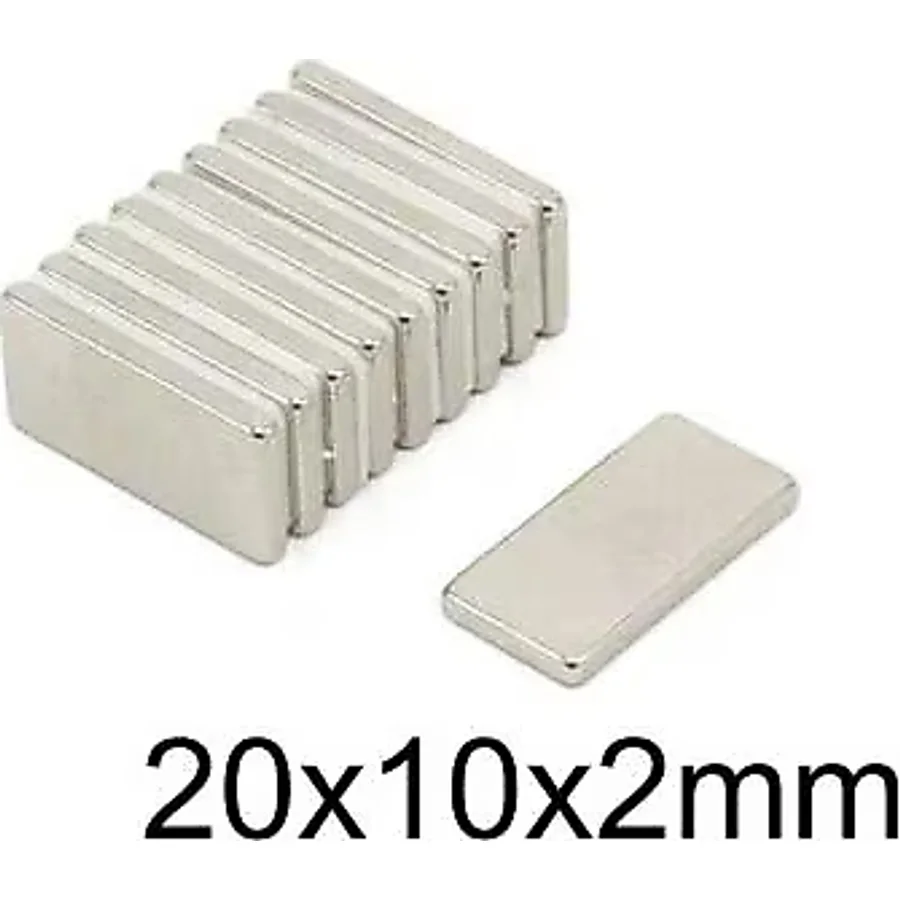 20X10X2Mm Neodyum Güçlü Mıknatıs - Neodim Magnet
